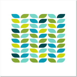 Geometric Pattern: Leaf: Spring Posters and Art